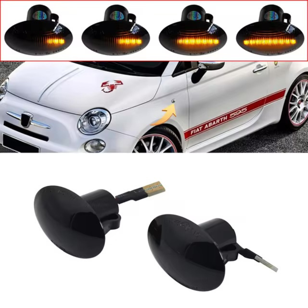 Fiat 500, 500C, 500L & Abarth Dynamic Sequential Indicators